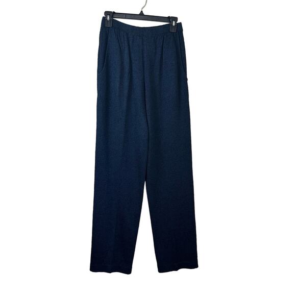 Brenda French for French Rags Blue Knit Pants with Pockets sz 2=S/M - Picture 1 of 7